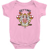 peach's gym Baby Bodysuit
