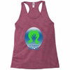 the green frog Racerback Tank