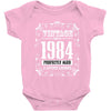 vintage made in 1984 perfectly aged a living legend Baby Bodysuit