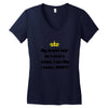 dentist crown Women's V-Neck T-Shirt