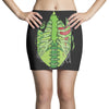 skeletal halloween Mini Skirts