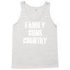 family, guns, country Tank Top