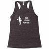 can i clean for you Racerback Tank