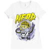 astronaute nerd Ladies Fitted T-Shirt