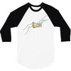Creation of Adam Pizza 3/4 Sleeve Shirt