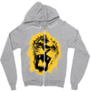 lion yellow Zipper Hoodie