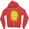 mud smiley face Zipper Hoodie