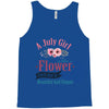 A July Girl Like A Flowers Tank Top