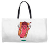 cool hotdog Weekender Totes