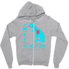 t rex diet Zipper Hoodie