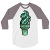 tentacle ice 3/4 Sleeve Shirt