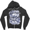 quick brown fox Zipper Hoodie