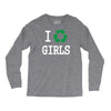 i recycle girls slogan text funny baseball jersey Long Sleeve Shirts