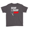 eat sleep jump Youth Tee