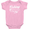 fishing   through his fly! Baby Bodysuit