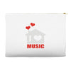 new i love house Accessory Pouches