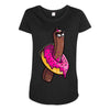 stickers Maternity Scoop Neck T-shirt