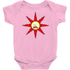 praise the screaming sun Baby Onesie