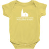 i can't go to church i'm allergic to nuts Baby Onesie
