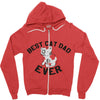 best cat dad ever Zipper Hoodie