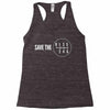 save the manual transmissions (stick shift) Racerback Tank