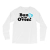Bun in the Oven with Heart Baby Boy Long Sleeve Shirts