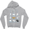 cat's resume Zipper Hoodie