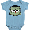 monster owls   frankenstein Baby Onesie