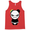 angry panda rainbow Tank Top