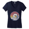 sea wawe Women's V-Neck T-Shirt