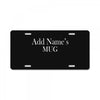 add names mug License Plate