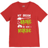my broom broke! so now i nurse V-Neck Tee