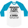 halloween is scary but carcinoid cancer is deadly spread the word help 3/4 Sleeve Shirt