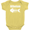 atheism fish skeleton Baby Onesie