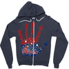 july 4 Zipper Hoodie