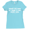 internet was down so i thought i'd come out side today Ladies Fitted T-Shirt