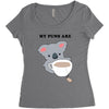 My Puns Are Women's Triblend Scoop T-shirt
