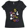 not money not life Women's Triblend Scoop T-shirt