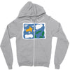 rose's green Zipper Hoodie