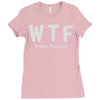 wtf where's the food Ladies Fitted T-Shirt