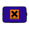 irritant symbol joke Laptop sleeve