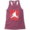 big pun yeeeh baby graphic Racerback Tank