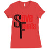 save ferrıs Ladies Fitted T-Shirt
