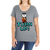 turn up Ladies Curvy T-Shirt