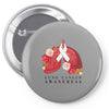 lung cancer awaneress Pin-back button