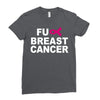 fuck breast cancer Ladies Fitted T-Shirt