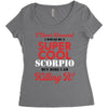 i never dreamed i would be a super cool scorpio but here i am killing Women's Triblend Scoop T-shirt