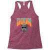 Doom With Mask Racerback Tank