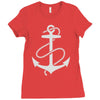 anchors aweigh Ladies Fitted T-Shirt
