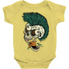 skull punk style Baby Onesie